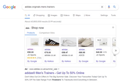 Google Shopping Results 2
